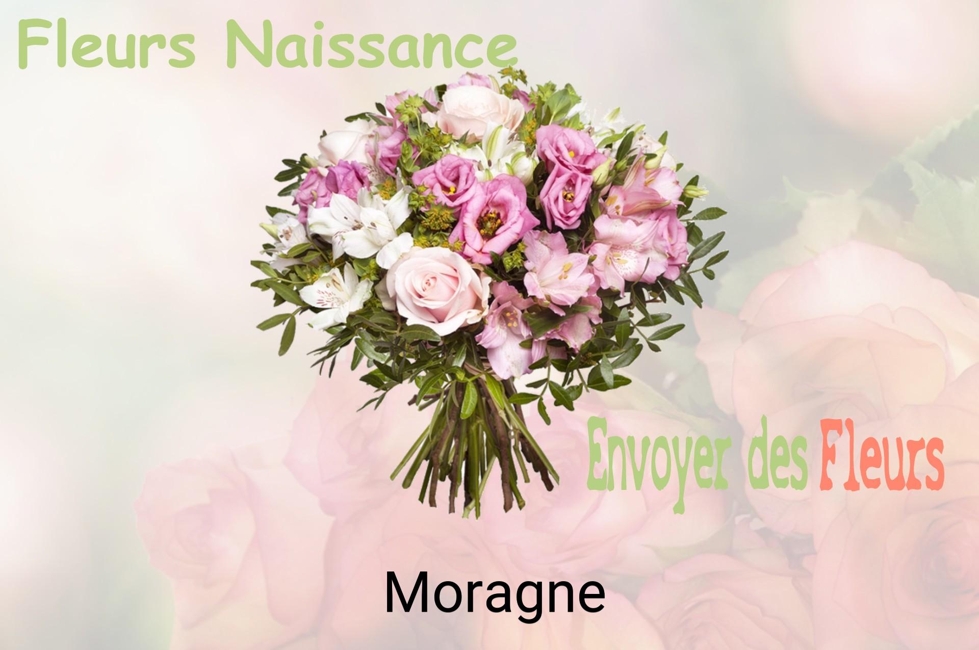 Bouquet de fleurs de naissance livré à Moragne